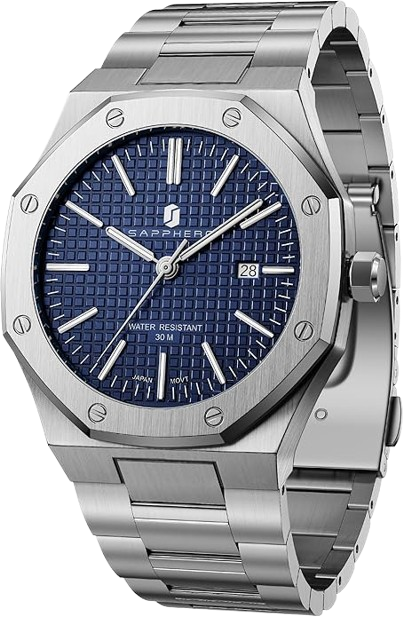 Black Trimix Diver 2.0 watch with stainless steel and silicone.